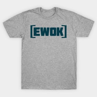 EWOK emblem large - blue T-Shirt